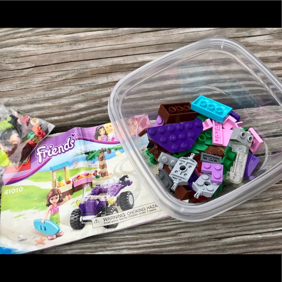 100% Complete 2 LEGO FRIENDS 41085 41010 Pets Beach Buggy Building Block Sets - Picture 7 of 8